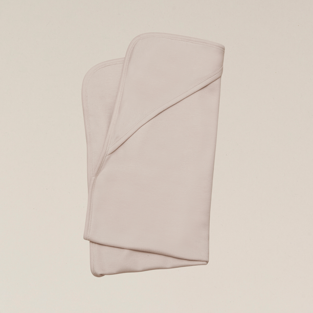 Blanket with snuggle hood - sand