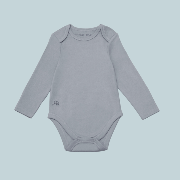 Long Sleeve Bodysuit 2Pk - Ocean/Sand