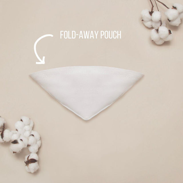 Gift Baby Bib 2Pk - White/Sand - Sprootbaby