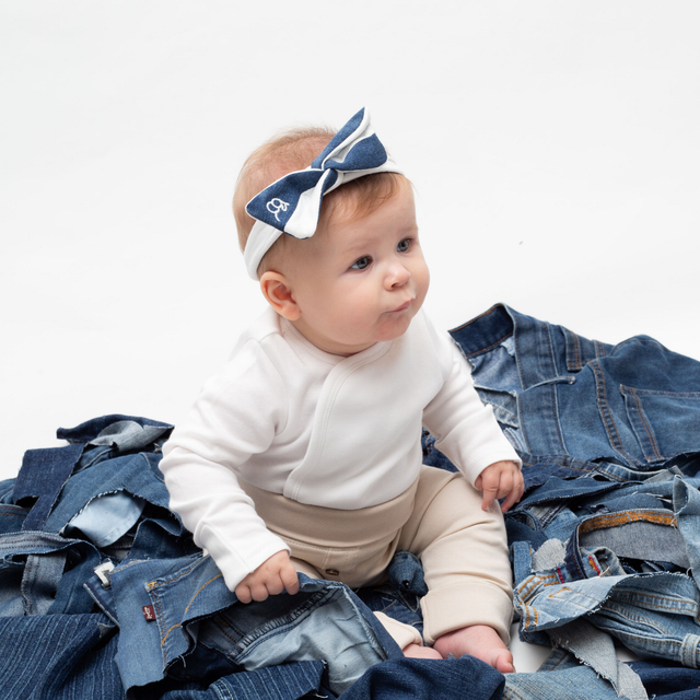 Baby Headband - Upcycled