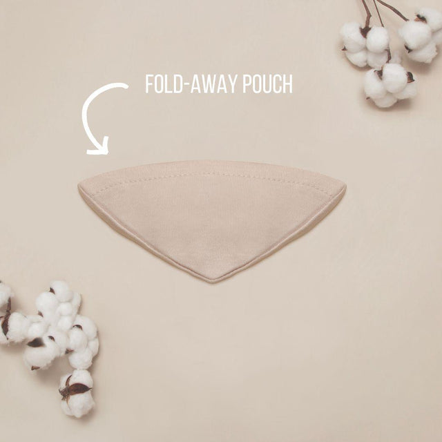 Gift Baby Bib 2Pk - White/Sand - Sprootbaby