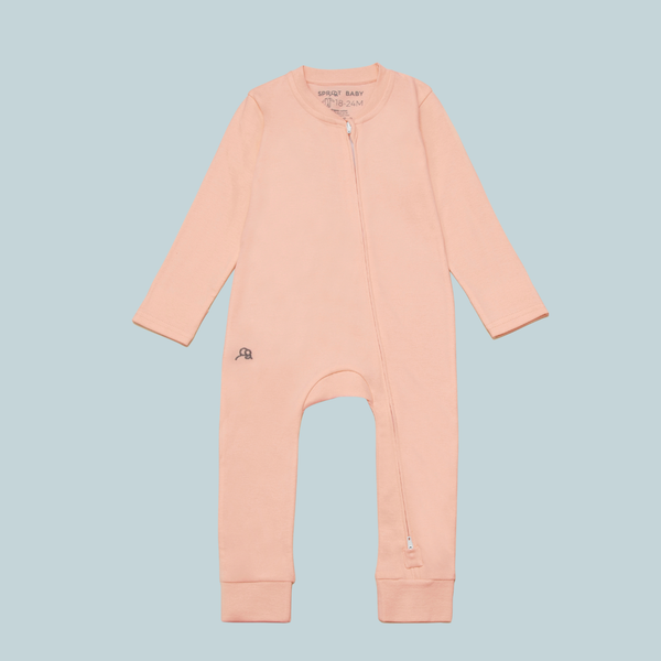 Sleepsuit Footless 2Pk - Seashell/Sand