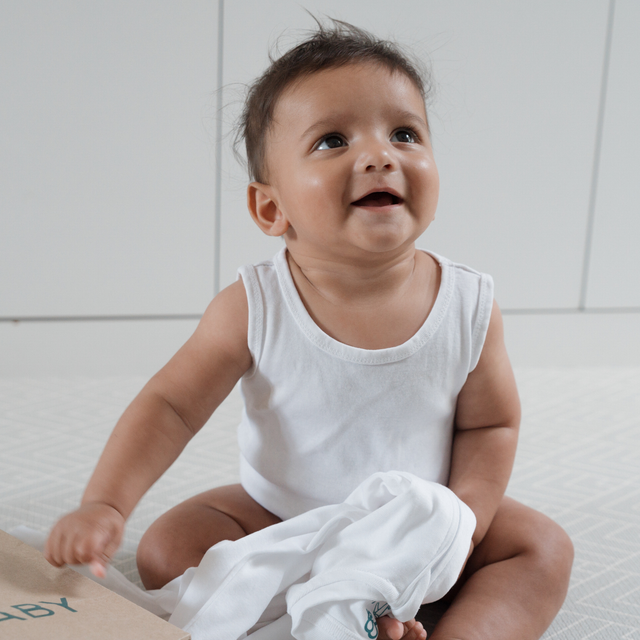 The Original No Sleeve Bodysuit 3Pk - White