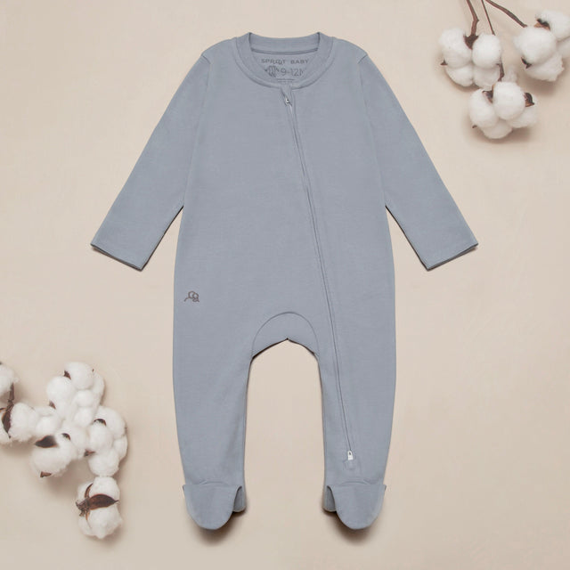 Sleepsuit 2Pk - Ocean/Sand - Sprootbaby