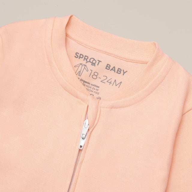 Sleepsuit Footless Single - Seashell - Sprootbaby