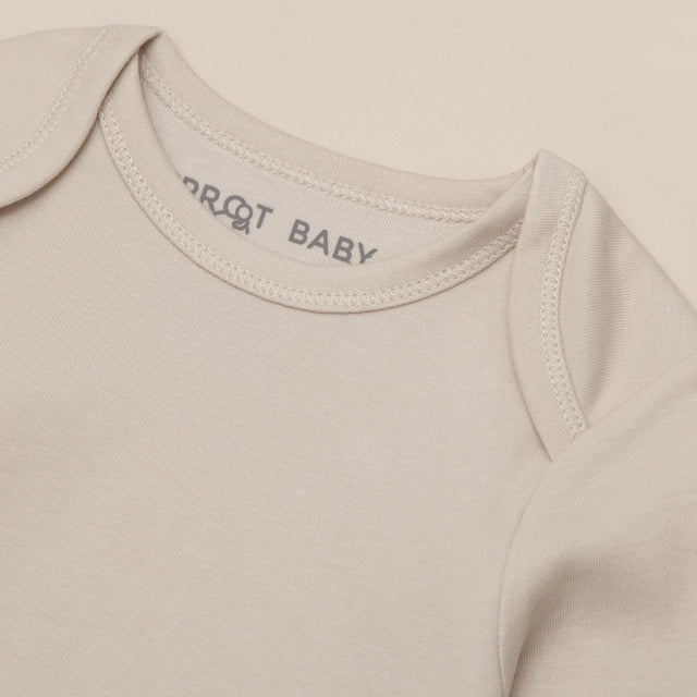 Short Sleeve Bodysuit 2Pk - Seashell/Sand - Sprootbaby