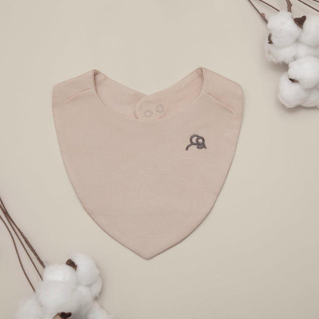 Gift Baby Bib 2Pk - White/Sand - Sprootbaby