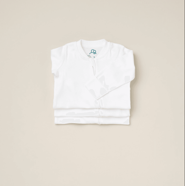 The Original Sleepsuit 3Pk - White - Sprootbaby