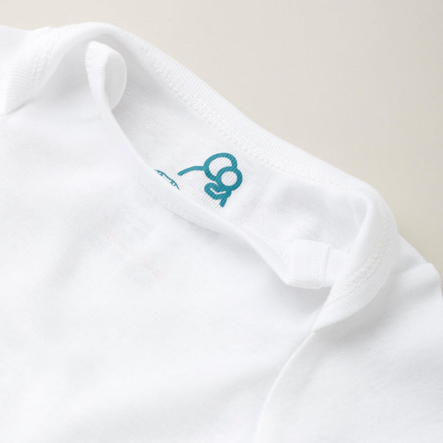 The Original Short Sleeve Bodysuit 5Pk - White - Sprootbaby
