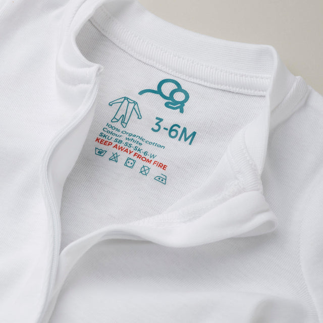 The Original Sleepsuit 3Pk - White - Sprootbaby