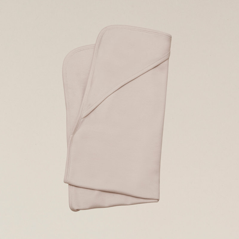 Blanket with snuggle hood - sand