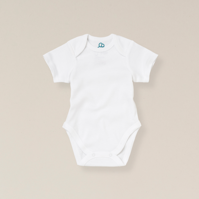 The Original Short Sleeve Bodysuit 5Pk - White