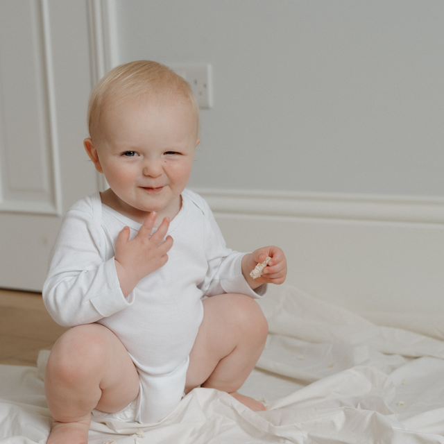 The Original Long Sleeve Bodysuit 3Pk - White