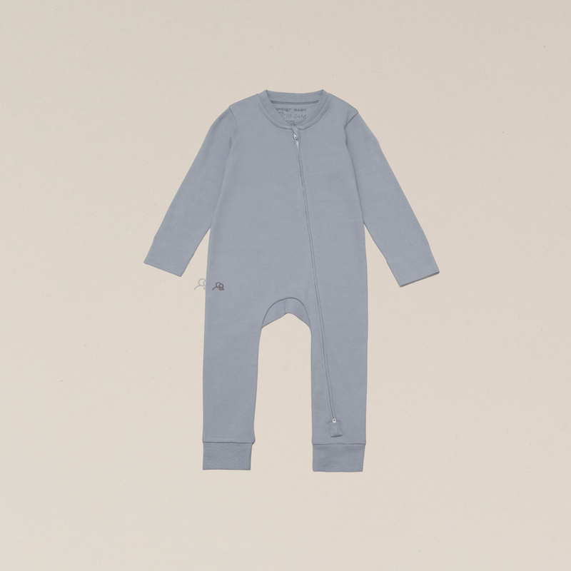 Organic Cotton Baby Sleepsuit - Ocean
