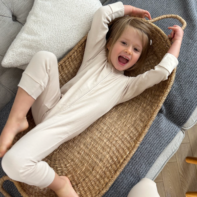 Sleepsuit Footless 2Pk - Seashell/Sand