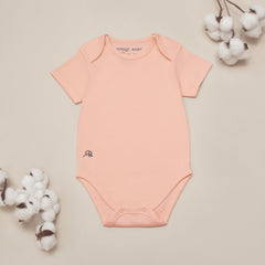 Short Sleeve Bodysuit 2Pk - Seashell/Sand