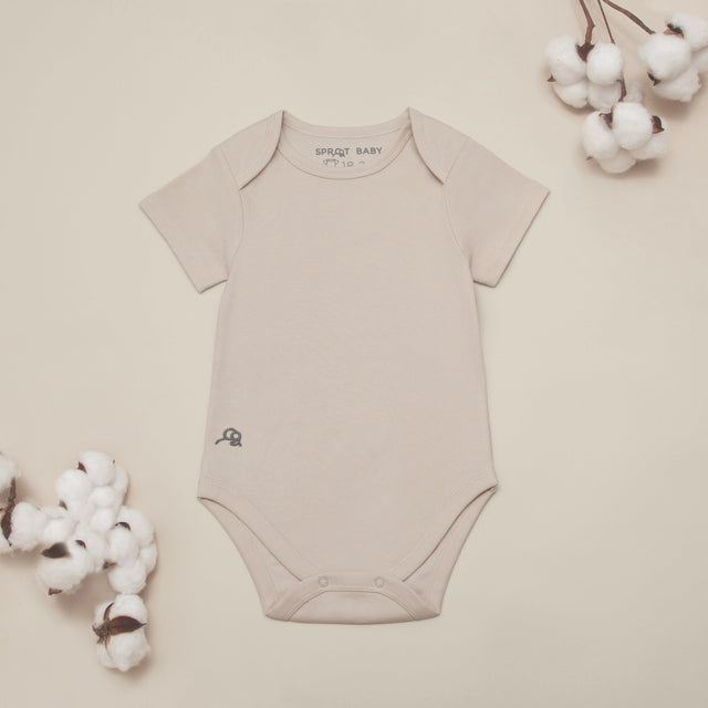 Short Sleeve Bodysuit 2Pk - Ocean/Sand - Sprootbaby