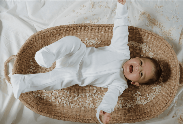 3pk Organic Cotton White Baby Sleepsuit with Zip Sprootbaby