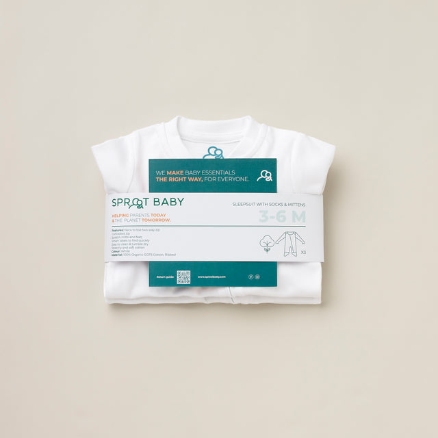 All in one box - Sleepsuit with scratch cuffs